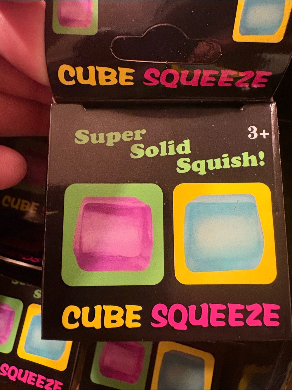 Cube Squeeze Super Solid Squish Stress Toy - Picture 6 of 7